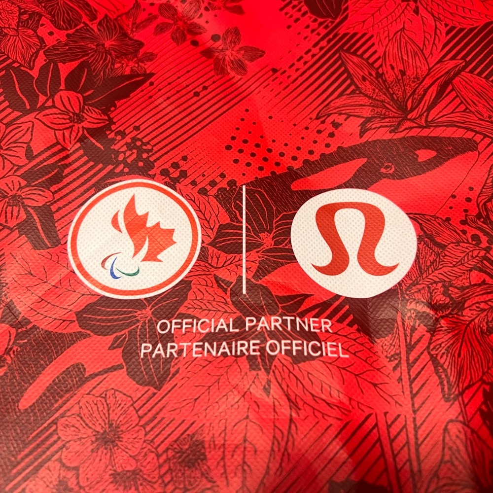 Lululemon Team Canada Commemorative Tote Bag